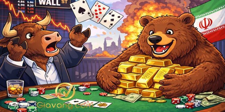 Dự báo giá vàng tuần tới 22/03/-29/03-2026: Phố Wall lao dốc sau khi giá vàng giảm 10% trong một tuần, thị trường chứng khoán chính cũng chuyển sang sắc đỏ khi nguy cơ leo thang chiến tranh Iran hiện hữu. 1 Dự báo giá vàng tuần tới 22/03/-29/03-2026: Phố Wall lao dốc sau khi giá vàng giảm 10% trong một tuần, thị trường chứng khoán chính cũng chuyển sang sắc đỏ khi nguy cơ leo thang chiến tranh Iran hiện hữu.