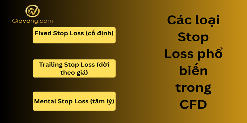 Stop Loss Trong CFD Là Gì? Cách Đặt Stop Loss Hiệu Quả Giúp Trader Sống Sót Trên Thị Trường 3 Cac loai Stop Loss pho bien trong CFD