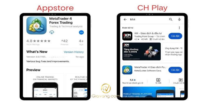 Hướng dẫn cách tải MT4 cho người mới bắt đầu 7 Huong dan tai MT4 cho dien thoai di dong
