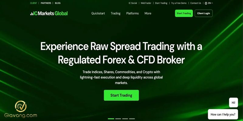Top 5 sàn Forex đáng tin cậy nhất cho người mới 4 IC Markets Global