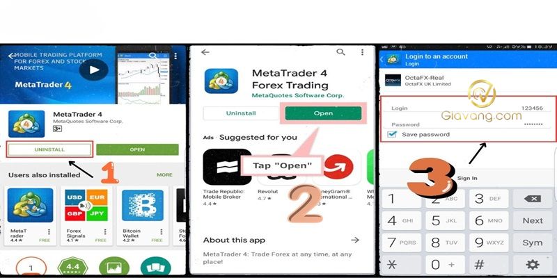 Hướng dẫn sử dụng MT4 trên điện thoại từ A-Z cho người mới 5 Tai MT4 cho Android