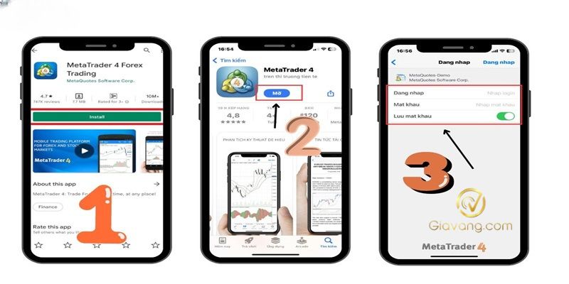 Hướng dẫn sử dụng MT4 trên điện thoại từ A-Z cho người mới 4 Tai MT4 cho iPhone iOS
